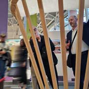 La poltrona Bosco, parte del progetto IncasTree, alla Mostra del Design Italiano verso il Compasso d'Oro. ADI Design Museum