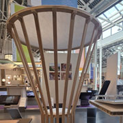 La poltrona Bosco, parte del progetto IncasTree, alla Mostra del Design Italiano verso il Compasso d'Oro. ADI Design Museum