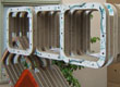 More - Ecologically sustainable bookcase selected by H2O edition for the Salone del Mobile