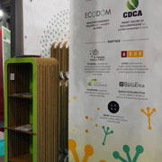 Smart City 2019: Arredi in cartone riciclabile Lessmore per lo spazio di Ecodom Consorzio – Storie di Economia Circolare