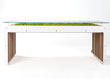 More Plus Desk: scrivania in cartone con ripiano in vetro, design Giorgio Caporaso 