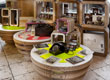 Customizable cardboard furniture for shops by Studio Caporaso