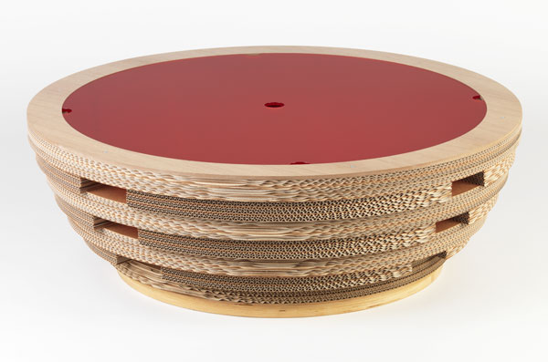 Tappo XL: tavolo in cartone design Giorgio Caporaso per Lessmore